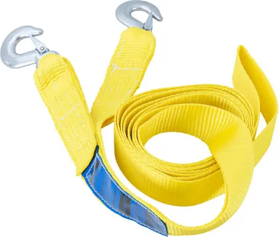 Obrázek produktu pro Tažné lano s háky Tažný popruh 4,5m/50mm/3t žlutý