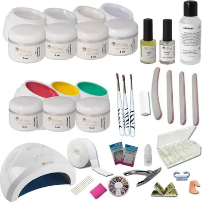 Produktbild von Starterset Komplettset Nail UV Gel Set