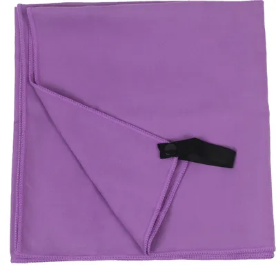 Produktbild von Glamexx24 Mikrofaser Handtücher mit Tasche Reisehandtuch perfekte Sporthandtuch XXL Strandhandtuch Sauna Yoga in Allen GRÖßEN-Farbe: Lila -Größe: 50x100 cm - 1 Stück