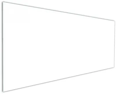 Produktbild von Wallario Küchenrückwand aus Glas, Größe: 125 x 50 cm, Motiv: Weiß | Spritzschutz | abwischbar | pflegeleicht | in