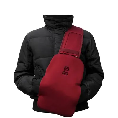 Obrázek produktu pro Snugbud Classic – batoh s vestou a termoforem – červený – růžový