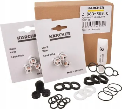 Immagine prodotto di Kit di riparazione della testa del pistone per le idropulitrici KARCHER HD 645, 650, 651, 658, 600, 690, 715 (2.883-869.0) per pistoni da 14 mm
