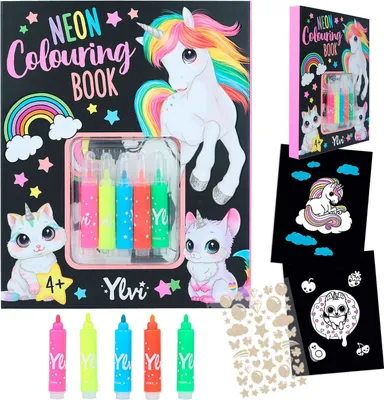 Image de Livre de coloriage Ylvi Neon