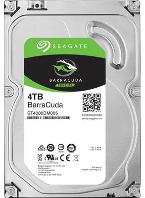 Productafbeelding van Barracuda ST4000DM004, interne harde schijf, 3,5 inch, 4000 GB, Serial ATA III