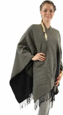 Produktbild von Antonio Cape,Poncho, uni color  Taupe