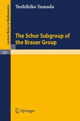 Obrázek produktu pro The Schur Subgroup of the Brauer Group