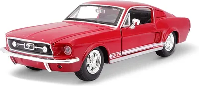 Produktbild von Maisto 31260 - Modellauto - Ford Mustang GT '67 (rot, Maßstab 1:24)