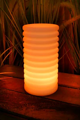 Produktbild von Design Akku Tischlampe PL202 11x20 cm RGB Fernbedienung Kabellos Sauna Leuchte