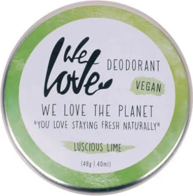 Zdjęcie produktu dla We love the planet Luscious Lime, Kobiety, Dezodorant, Dezodorant w kremie, Słoiczek, 24 h, Skóra wrażliwa