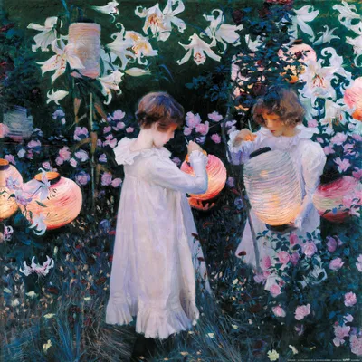 Zdjęcie produktu dla John Singer Sargent - Goździk, lilia, róża, 1885-86 (70 x 70 cm)