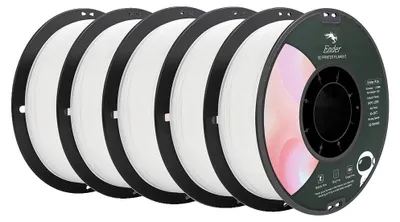 Obrázek produktu pro Filament pro 3D tiskárny, materiál PLA, hmotnost 1 kg, bílá barva, 5 kg