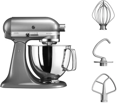 Productafbeelding van KitchenAid Artisan keukenmachine, 300W, zilver