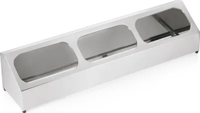 Produktbild von WAS Germany Systemteiler für GN 1/3 & 1/6, Chromnickelstahl, 102 x 23,5 cm
