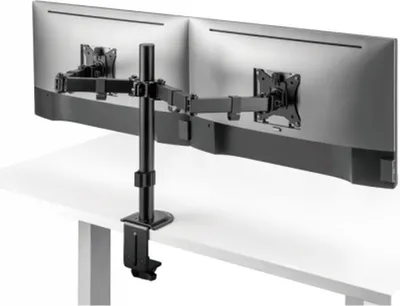Image de Kit de fixation V7 (base à pinces, 2 bras articulés, 2 plaques VESA)