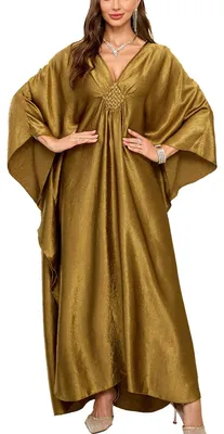 Zdjęcie produktu dla Boho sukienka maxi z długimi rękawami typu kimono