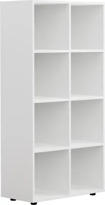 Immagine prodotto di Credenza Vakkie con 8 ripiani aperti - libreria - pensile – bianco
