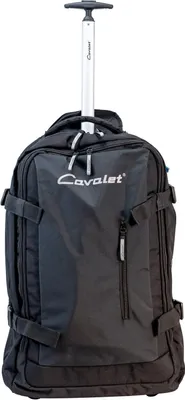 Produktbild von Cavalet Rollentasche Rucksack Trolley Wagen 65 cm Groß 70L Schwarz