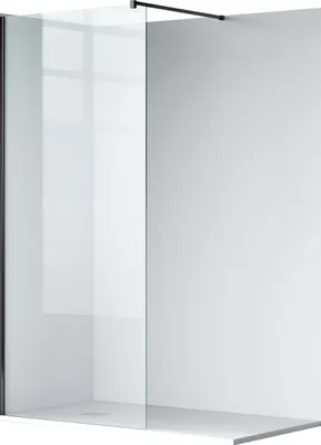 Produktbild von Balneo Duschwand Beira 100x200 cm gehärtetes Glas 8 mm Einfache Reinigung