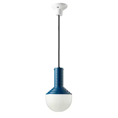 Image de Lampe pendante Vintage Grande Deco Selaron Ceramic Blue 1 Light E27