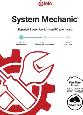 Produktbild von IOLO System Mechanic 2025 Standard / Family / 10 PC / 1 Jahr / PKC
