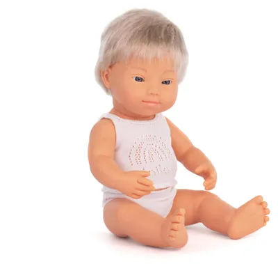 Produktbild von Miniland Rubio Down-syndrom Babypuppe 38 Cm Beige  Beige One Size
