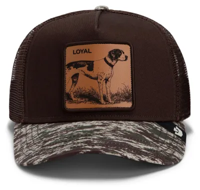 Zdjęcie produktu dla Czapka typu trucker Goorin Bros. OG Trucker Cap, siatkowa, wzór kamuflażowy "Engraved Dog", kolor: kamuflaż