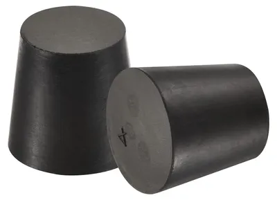 Konische Gummistopfen 20–26 mm, 10 Stück, schwarz