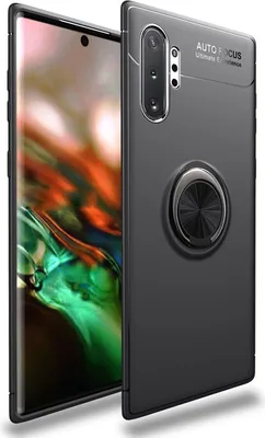 Obrázek produktu pro NALIA Kroužkové pouzdro na mobilní telefon pro Note10+ / 10+ 5G, ochranný kryt magnetický držák černé barvy