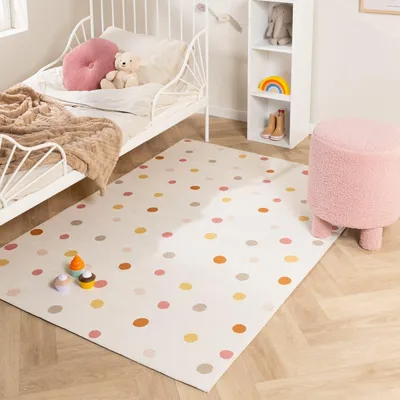 Produktbild von Volero - Waschbarer Kinderteppich - Evi Confetti Bunt - 160x230 cm - Kinderzimmer, Babyzimmer - Klassik
