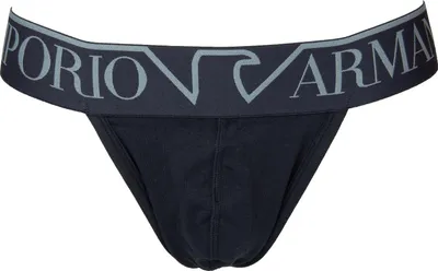 Immagine prodotto di Jockstrap uomo EMPORIO ARMANI sospensorio slip elastico a vista cotone elasticizzato underwear articolo 111579 4F516, EUR XL - CN 175/100 - BR EG - MX EG, Cotone 95%,Spandex 5%
