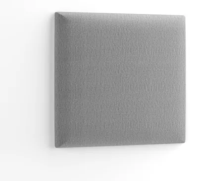Image de Panneau mural capitonné 40x40 VALERIO - gris clair