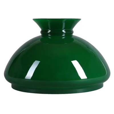 Produktbild von Petroleumglas Ø 234mm Lampenglas Grün Vestaschirm Ersatzglas Leuchtenglas Glaschirm rund