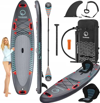 Produktbild von Sup Tsunami 350 Cm Aufblasbares Schwimmbrett, e Paddel, Zubehör