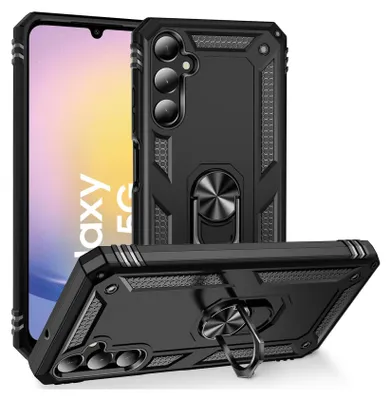 Immagine prodotto di Custodia per telefono cellulare Armor Shield per Samsung Galaxy A25 5G Cover Custodia per telefono cellulare ultra ibrida, nero