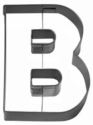 Produktbild von EkoForemki Ausstecher Buchstabe B Metall 6,5 cm