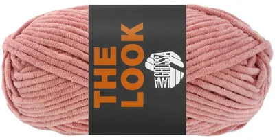Produktbild von Lana Grossa THE LOOK 100 g samtig weiches und stabiles Chenillegarn 120 m Farbe 004 - Altrosa