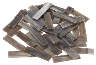 Glasmosaikstreifen, braun, 200 g, 4 x 1 cm, für DIY-Deko