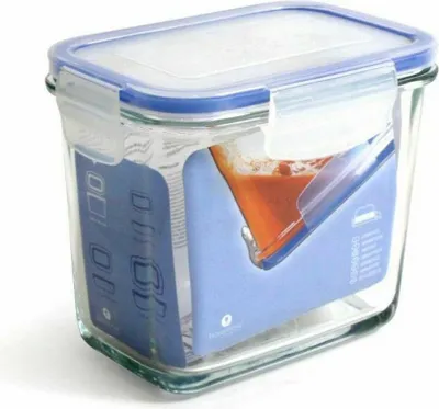 Image de Superblock rectangulaire hermétique borgonovo boîte à lunch 14 x 10 x 12 cm (6 pièces)
