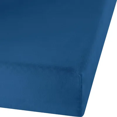 Produktbild von Erwin Müller Spannbettlaken Garmisch" blau 90x190 cm - 100x200 cm"