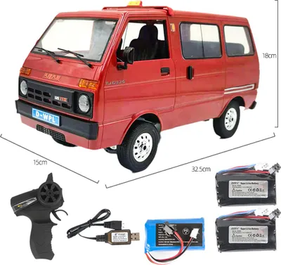 Obrázok produktu pre D42 1:10 2wd RC Simulácia auta Drift stúpanie Truck Light On-road 260 Motor 3 batérie