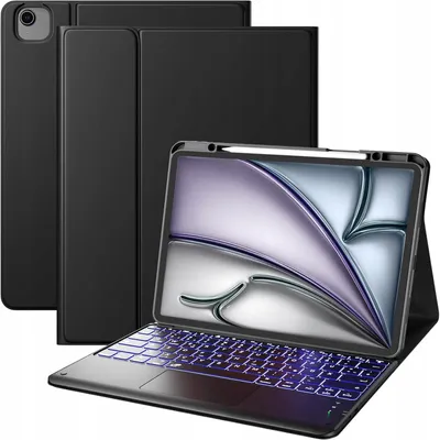 Produktbild von Magnetische Tastatur Hülle Touchpad RGB iPad Air 13