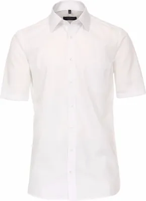 Produktbild von CASAMODA Herren Businesshemd Kurzarm Kent Comfort-Fit Weiß 39