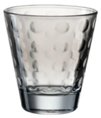 Image de Leonardo verre à boire Optic, gobelet, verre à eau, verre sodocalcique, gris, 215 ml, 025893