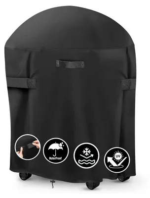 Image de Housse de protection pour barbecue Oxford, 420D, résistante aux intempéries et anti-UV, dimensions 90x77 cm