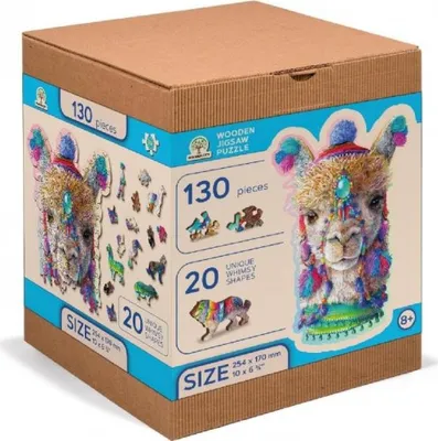 Image de Puzzle en bois Camila, 130 pièces