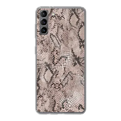 Produktbild von MuchoWow® Handyhülle Schutzhülle Hülle für Samsung Galaxy S21 Plus Tiermuster - Grau - Schwarz Silikon Softcase Handy Hülle - Handy-Tasche