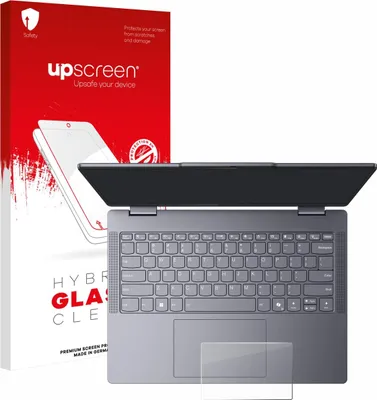 Produktbild von upscreen Schutzglas für Lenovo IdeaPad 5 2-in-1 14" Touchpad Schutzfolie Panzer Folie Glas Display Schutz klar