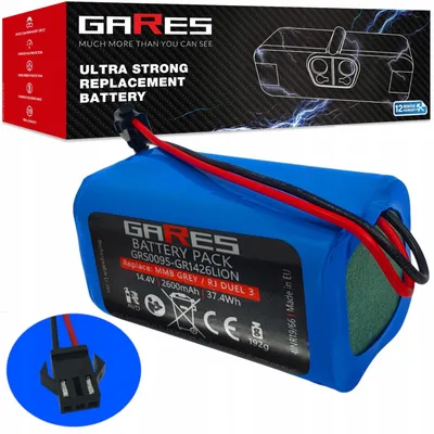 Zdjęcie produktu dla Gares Akumulator do Bissell 3571 D126-4S1P 1 14,4V | 14,4V 2,6 Ah Li-Ion | Mocna Bateria do Robot Sprzątający | Wydajny Zamiennik Gares®