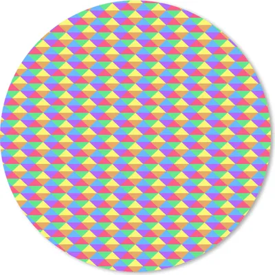 Produktbild von MuchoWow® Mauspad Mousepad Sechseck - Regenbogen - Muster 20x20 cm - Mousepads - Maus Mat - Pad - Mausunterlage - Schreibtischmatte