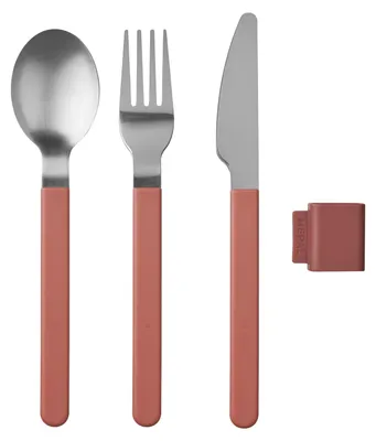 Image de Ensemble de couverts Mepal Silueta, 3 pièces - violet vif, référence 105752078700, code EAN 8720294031437